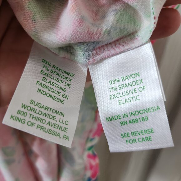 LIKE NEW Lilly Pulitzer Sleeveless Dress Size L - Picture 3 of 3